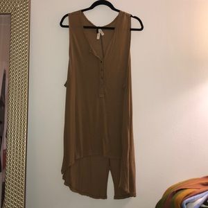 Free People extra long tank top